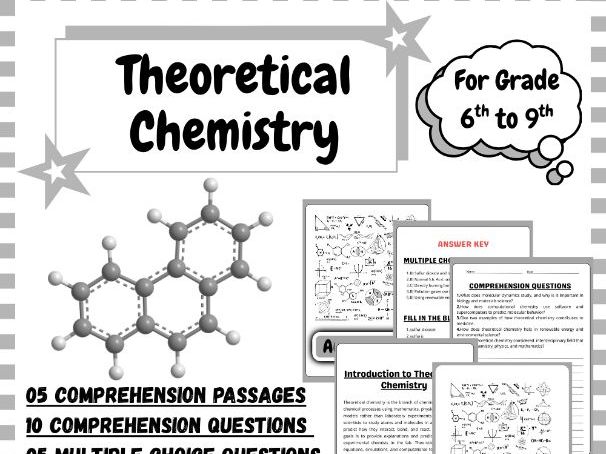 Theoretical Chemistry for Grades 6-9: Comprehension Passages, Questions & Activities