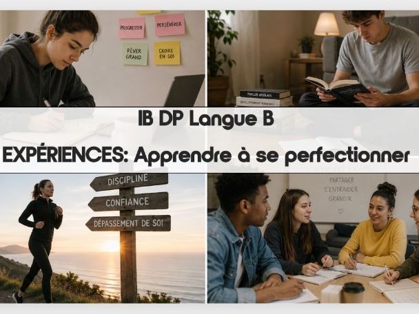 13. IB DP French B: ORGANISATION SOCIALE : Apprendre à se perfectionner