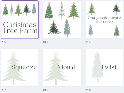 Playdough - Christmas Tree Farm Role Play