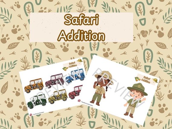 Safari Addition to Ten (Not crossing the tens boundary)