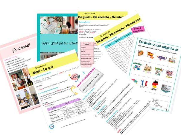 EDEXCEL GCSE Spanish – New Specification Módulo 5, Unit 2: ¿Qué tal tus estudios?