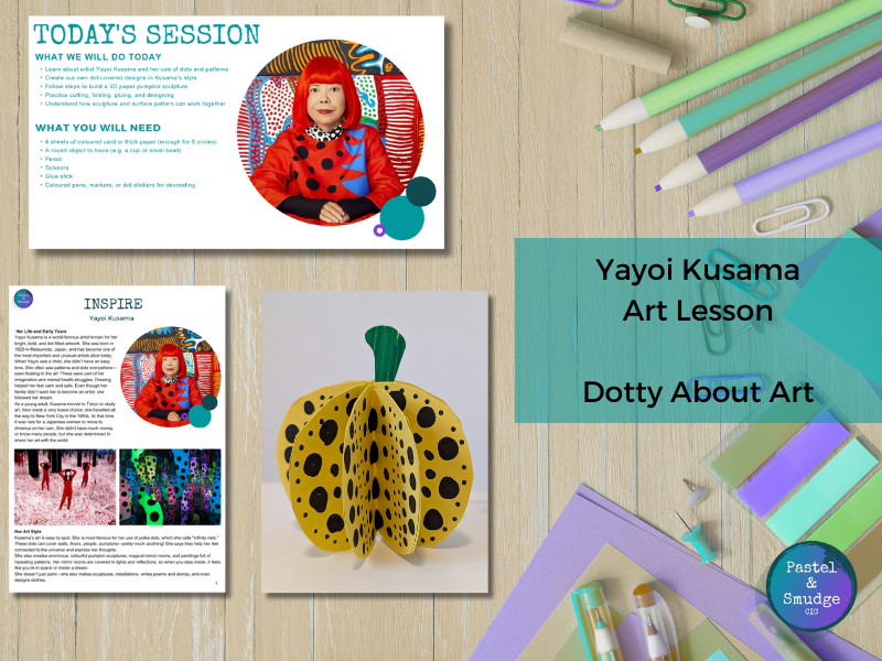 Dotty About Art: A Yayoi Kusama-Inspired 3D Sculpture Lesson