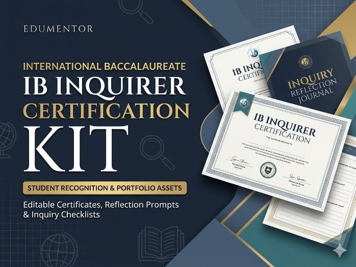 IB LEARNER ATTRIBUTE CERTIFICATE