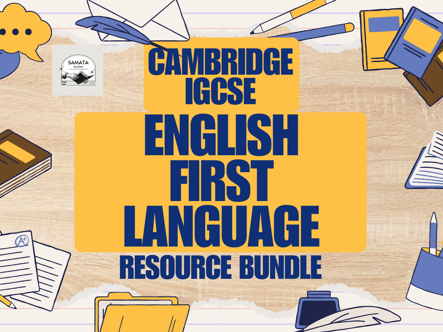 CIE IGCSE English First Language (0500) Complete Exam Preparation Bundle: All 3 Papers - Teaching & Revision Guide + Past Paper Analysis + Exam Strategies