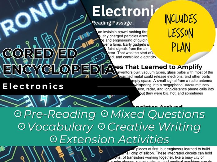 Electronics Reading Comprehension Passage - Cored Ed Encyclopedia