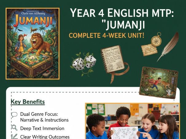 Year 4 English Unit Plan Jumanji