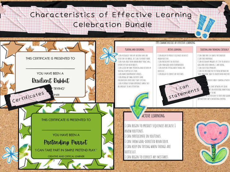 Characteristics of Effective Learning Celebration Bundle