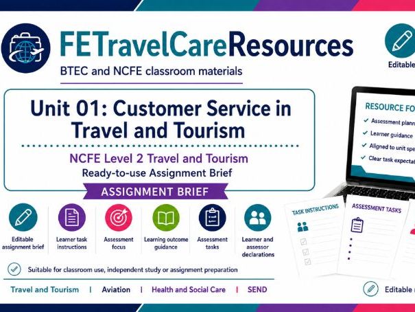 NCFE Unit 01 Travel & Tourism Assignment Brief