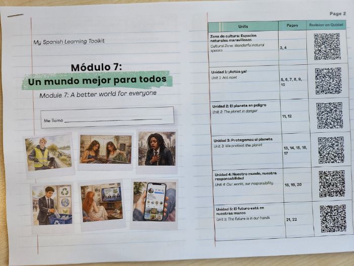 Spanish AQA 2025 Learning Toolkit Module 7