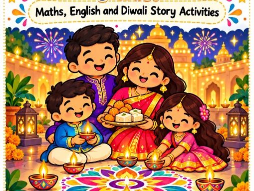 Diwali Activity & Story Pack | KS1 Maths, English, Writing & Rama and Sita Activities