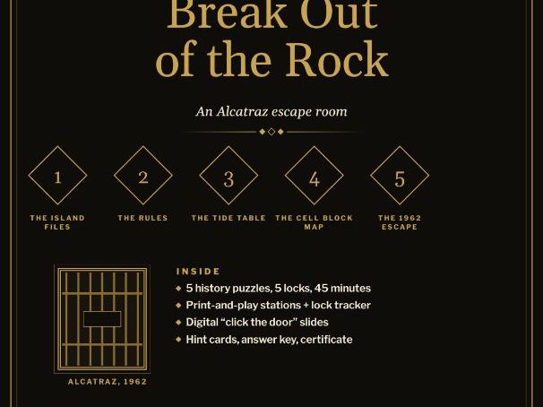 Alcatraz Escape Room | US History Breakout Activity | Prison History Game