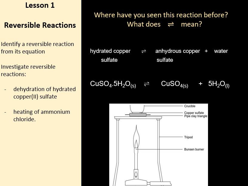 Complete Topic 3c: Equilibrium Edexcel IGCSE Chemistry 9–1 Bundle 3 lessons