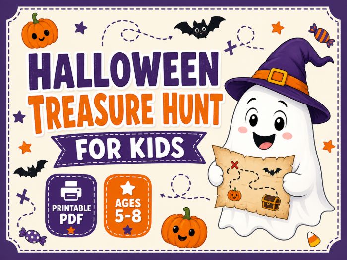Halloween Treasure Hunt for Kids