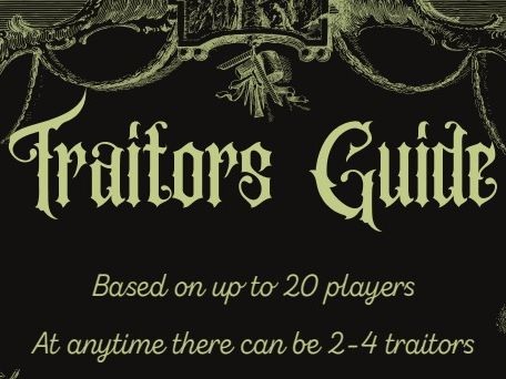 Traitors style workplace game | Teaching Resources