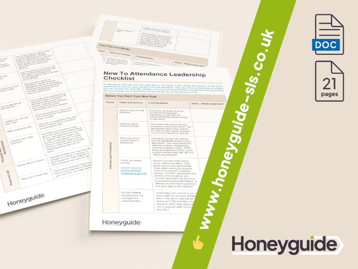 New to Attendance Champion Checklist