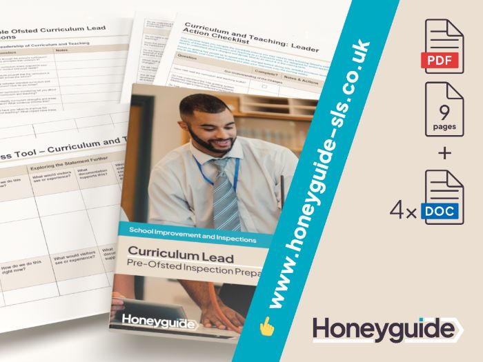 Curriculum Lead Ofsted Inspection Preparation Bundle