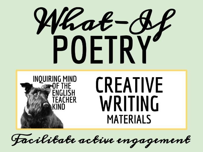 What If? Poetry Activity with Outline and Exemplar for Creative Writing
