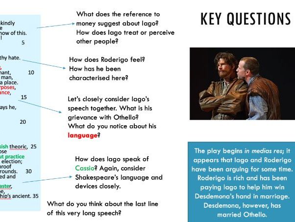 'Othello' complete unit of work