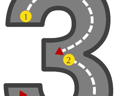 Number Road Activity – Form Numbers with Cars