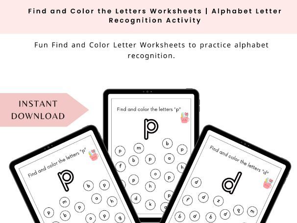 Alphabet Coloring Pages – ABC Letter Coloring Book (A–Z)  Help young learners discover the alphabet