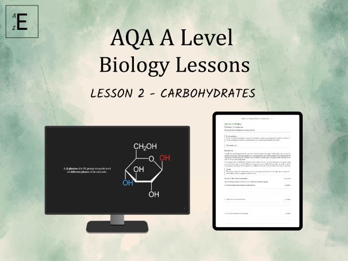 AQA A Level Biology Lesson 2 - Carbohydrates