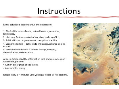 KS3 Development: Lesson 3: Why Is Development Uneven Around the World?