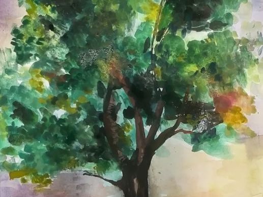 Watercolour Tree Painting Tutorial