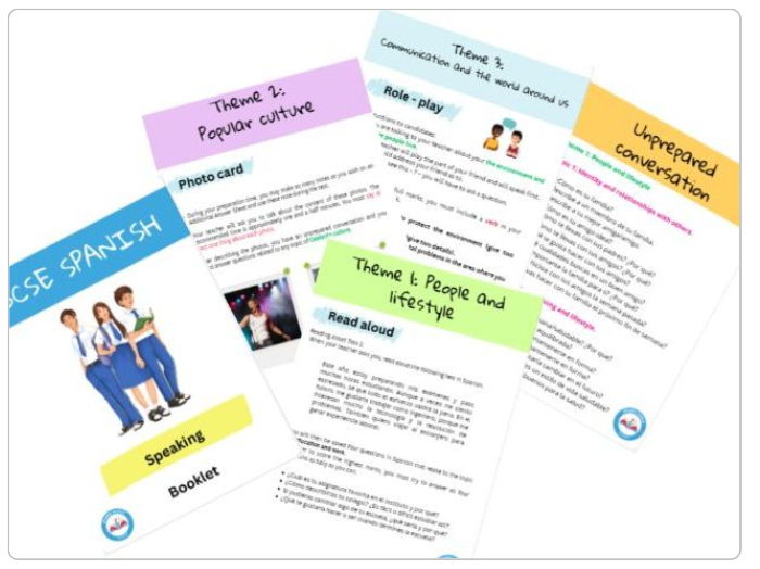 AQA SPANISH Speaking and Writing Booklet