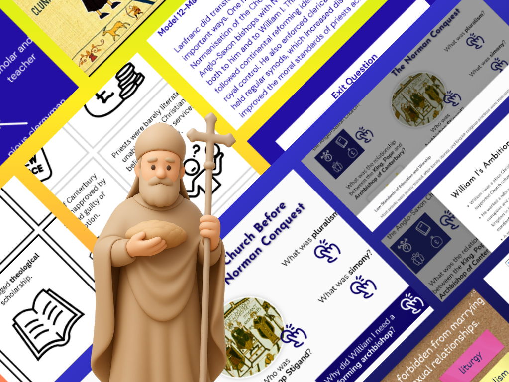 GCSE History (AQA/OCR/Edexcel) - The Norman Church: Archbishop Lanfranc Reforms Resource Bundle