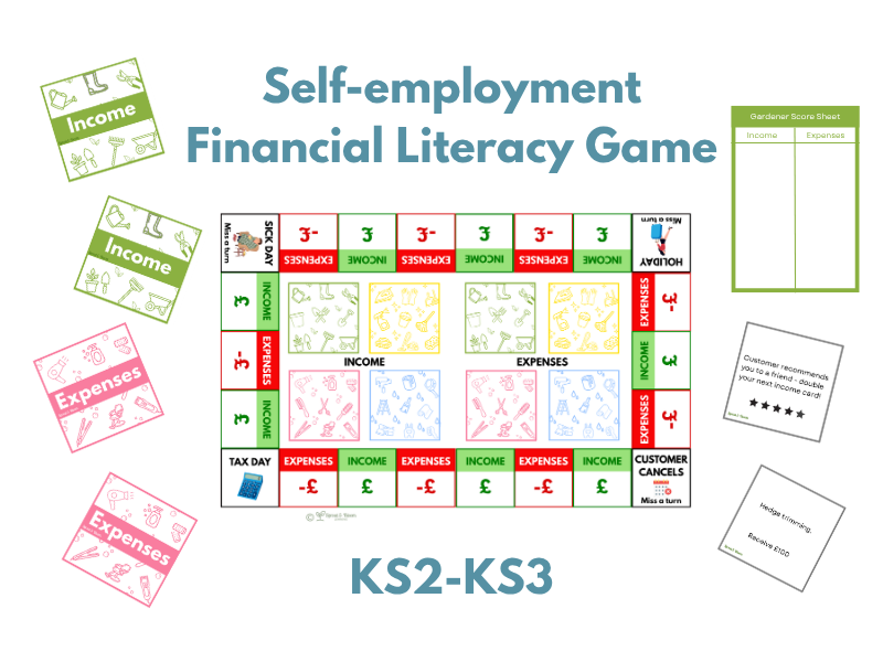 Financial Literacy Board Game |  Upper KS2 & KS3