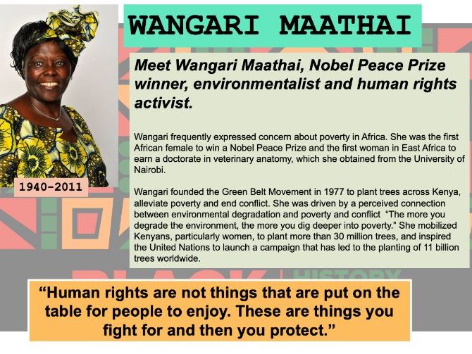 Black History Month 2025 - Eco Heroes Factfiles