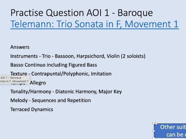 New Cambridge IGCSE Music Listening and Revision - 6 mark longer question practise and revision
