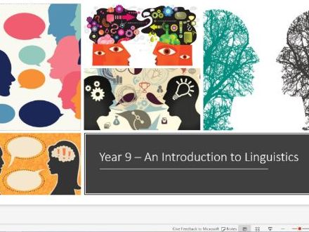 Introduction to Linguistics