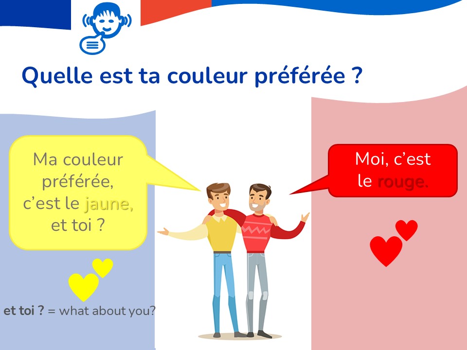 My favourite colour_ KS2 French_with native voice over