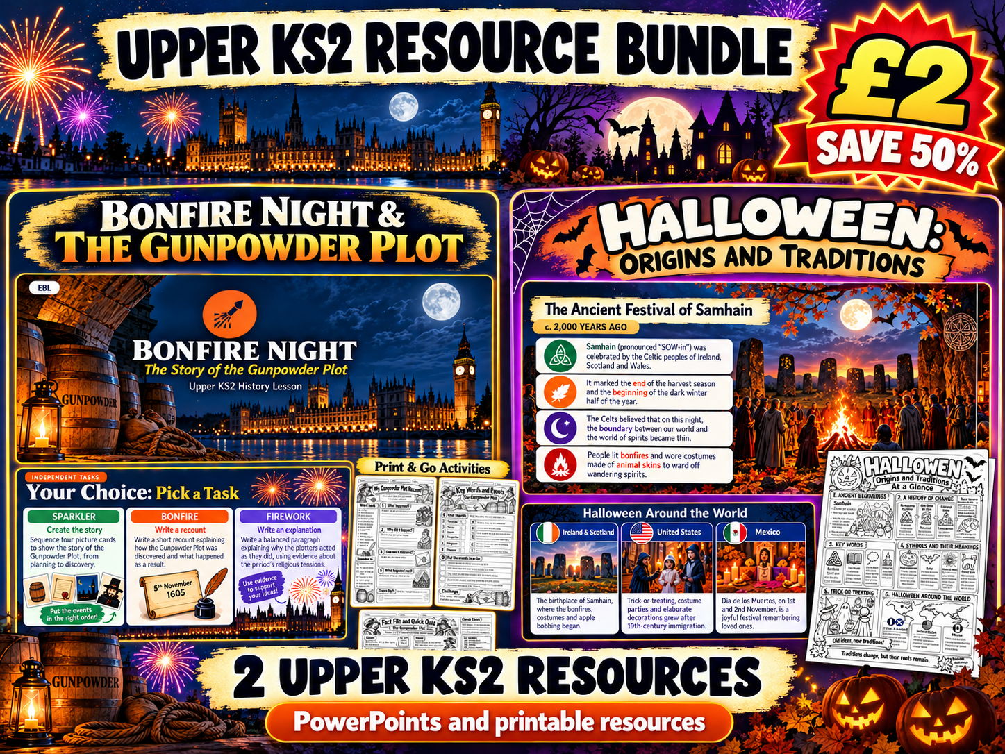 Halloween & Gunpowder Plot UKS2