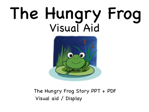 The Hungry Frog Story Pack | PowerPoint & PDF | Counting 1–5 and Colours