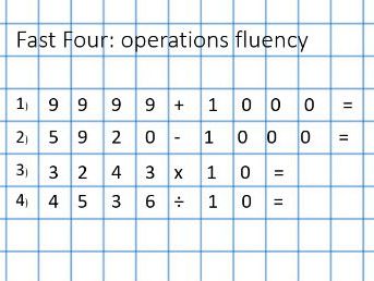 Maths Weekly MOT - Year 6