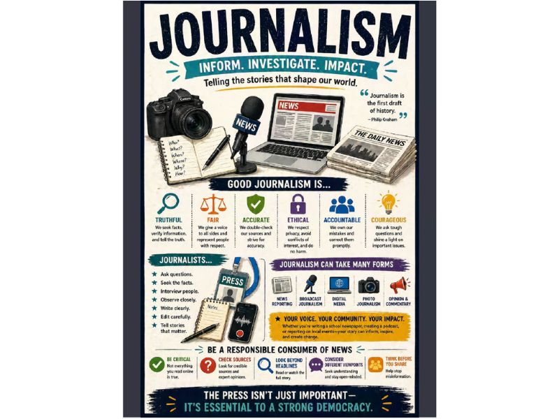 Journalism Classroom Poster 18"x24"