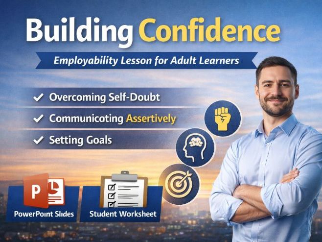 Confidence for Work – Employability Lesson (Level 1–2 Adults) Lesson 1