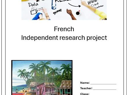 French summer booklet Art & French