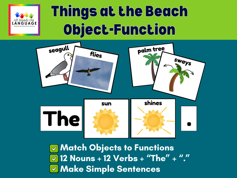 Object-Function: Things You See at the Beach!