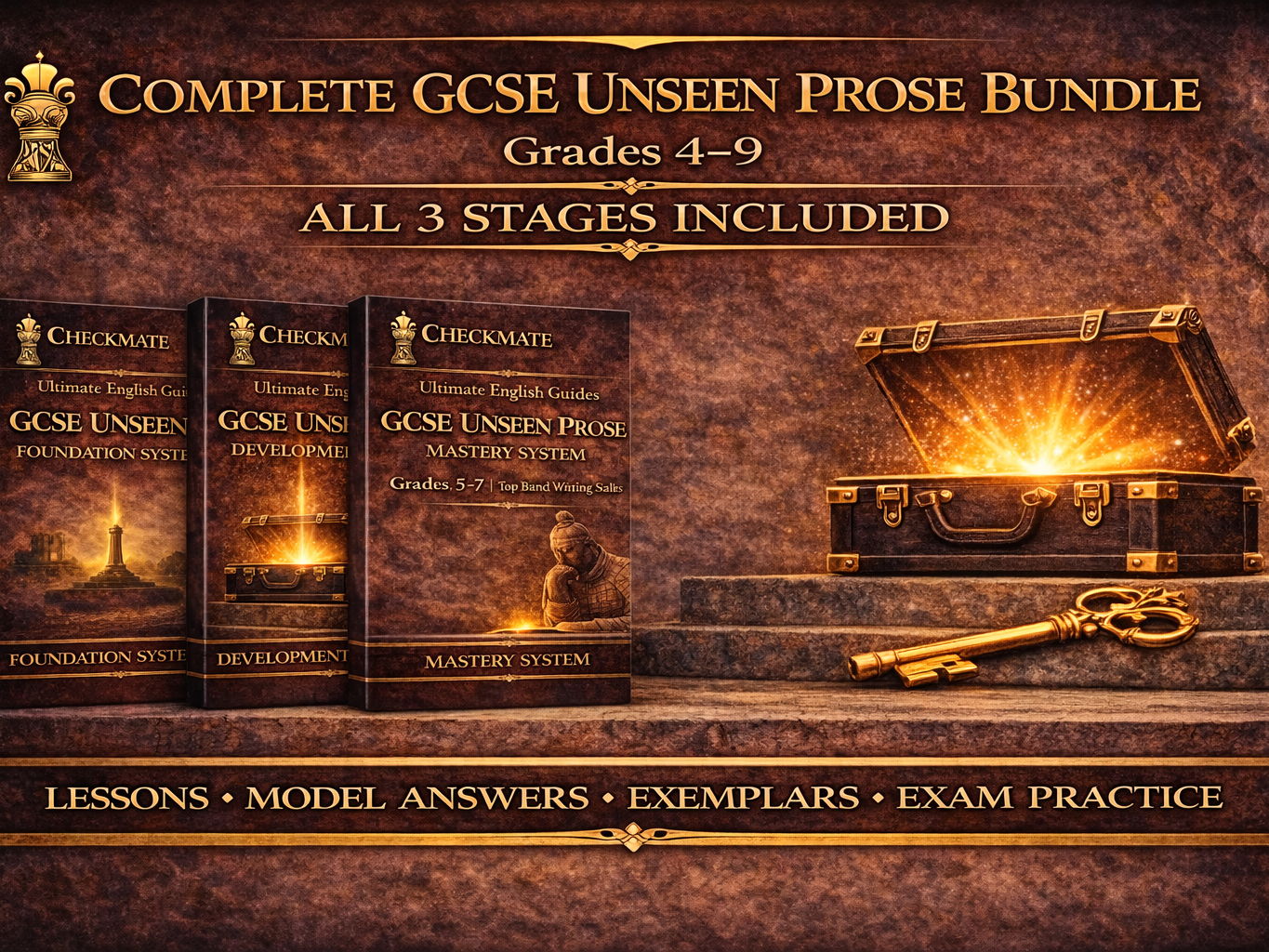 GCSE Unseen Prose Bundle | Full Lesson Pack | Grades 4–9 | Analysis, Exemplars & Exam Practice
