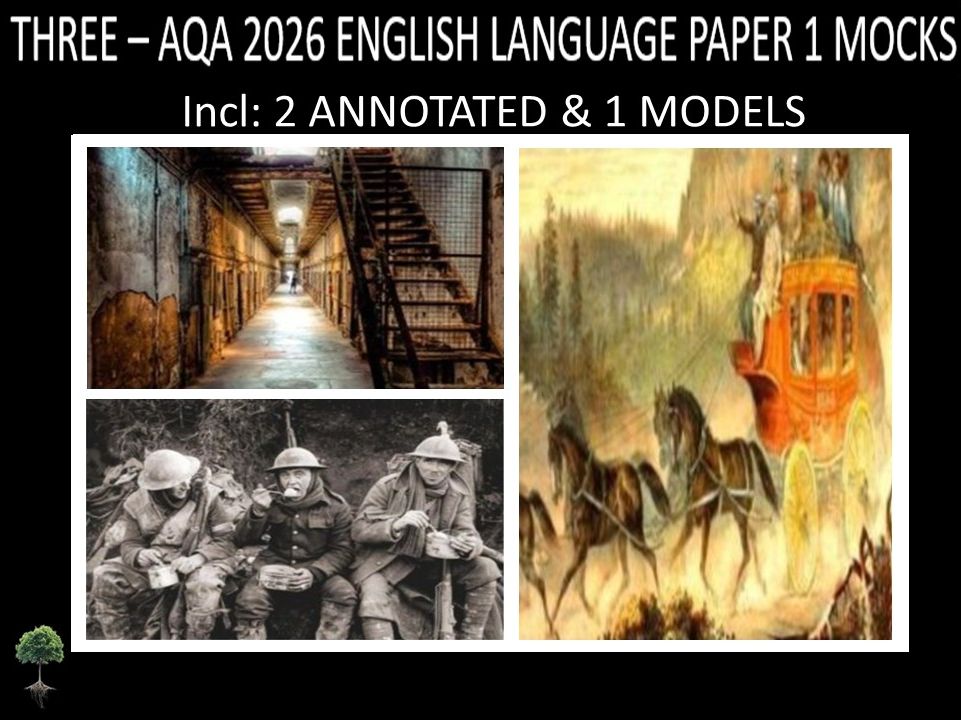 THREE - AQA PAPER 1 |2026 FULL MOCKS |ANNOTATED | MODELS