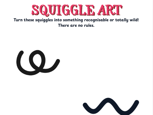 QUICK ART - Squiggle Art (10 Sheets)
