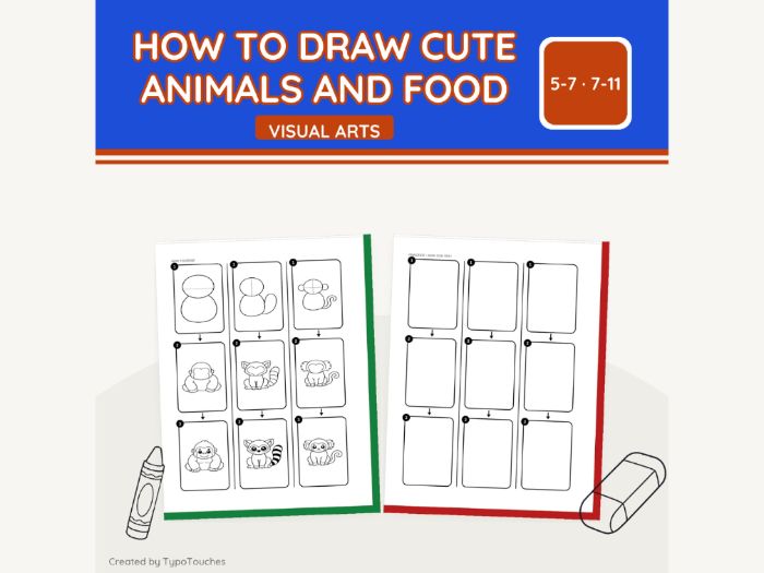 How to Draw Cute Animals and Food | 128 pp