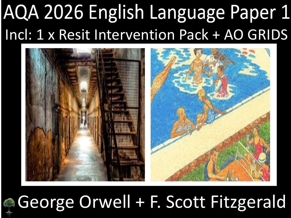 Two AQA 2026 English Language Paper 1 Mocks | Resit Intervention | AO Grids