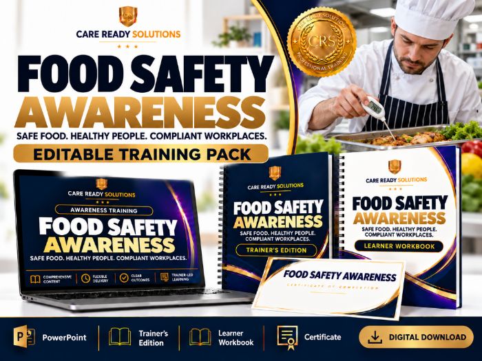 Food Safety Awareness: Editable Training Pack