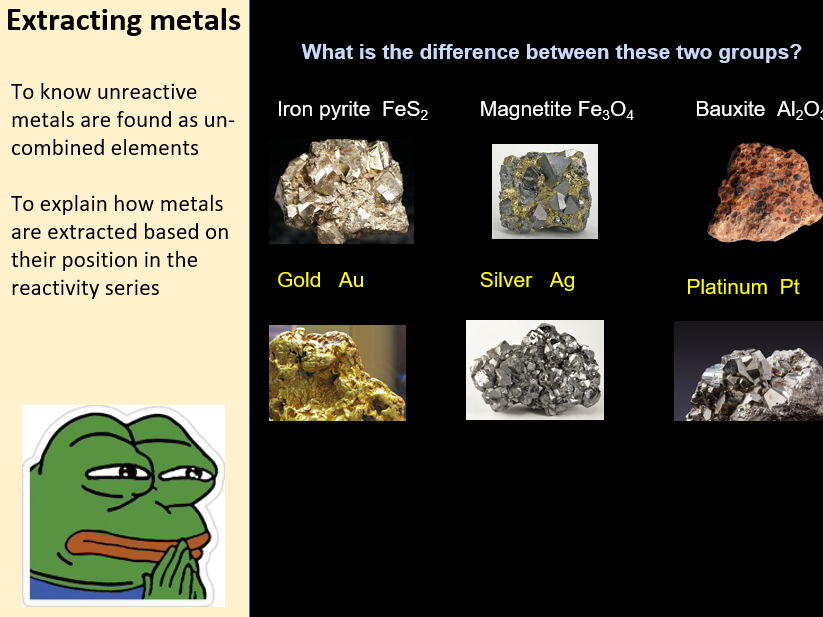 Complete Topic 2 e: Extracting & Uses of Metals Edexcel IGCSE Chemistry 9–1 Bundle 2 lessons