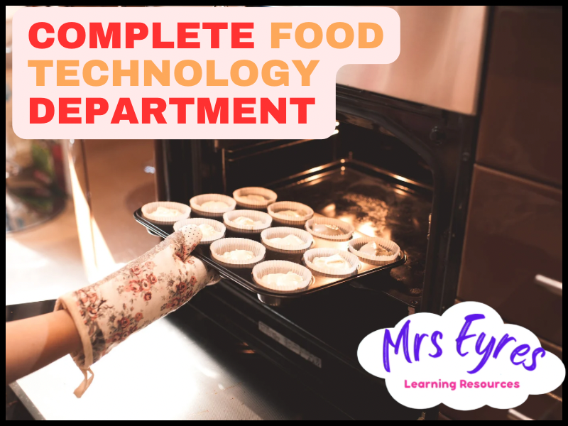 Complete Cooking & Nutrition Department Setup | Full Curriculum Pack | SEND Friendly & Cover Ready