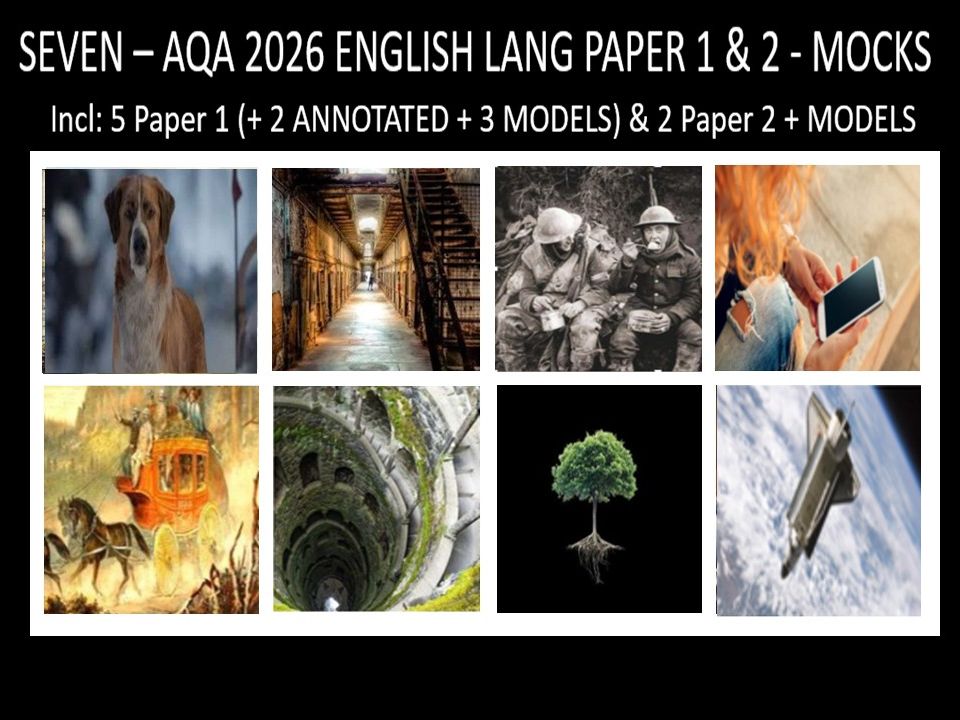SEVEN - AQA PAPER 1 & 2 | 2026 FULL MOCKS | ANNOTATED | MODELS